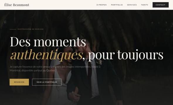 Éclat Intemporel – Photographe de Mariage & Portraits